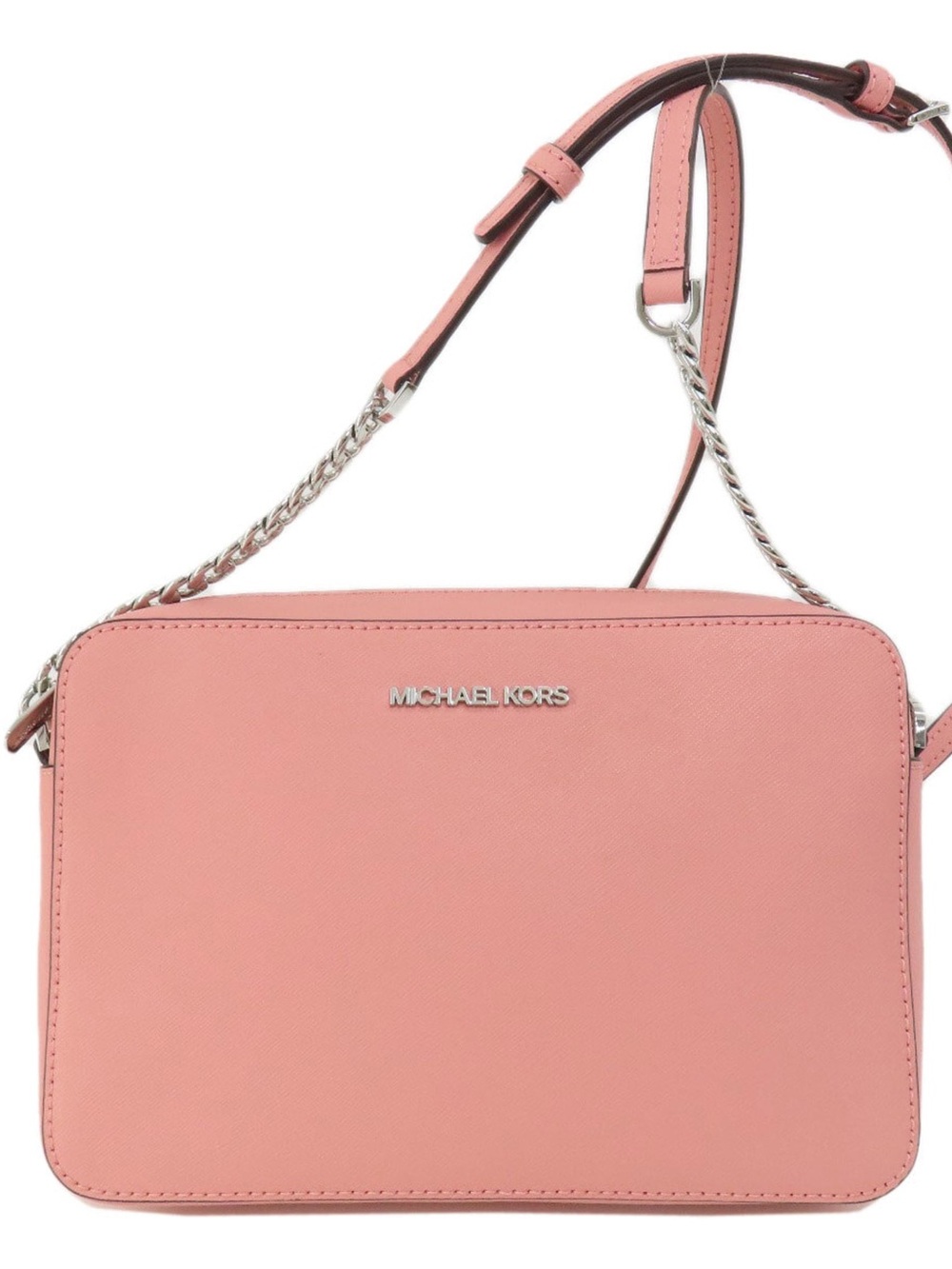 Michael Kors Pink Saffiano Leather Crossbody Bag